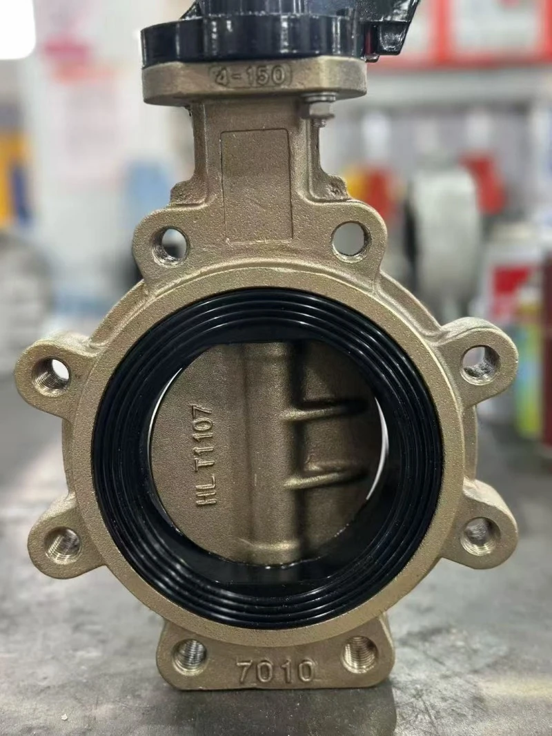 Al Bronze Lug Wafer Butterfly Valve