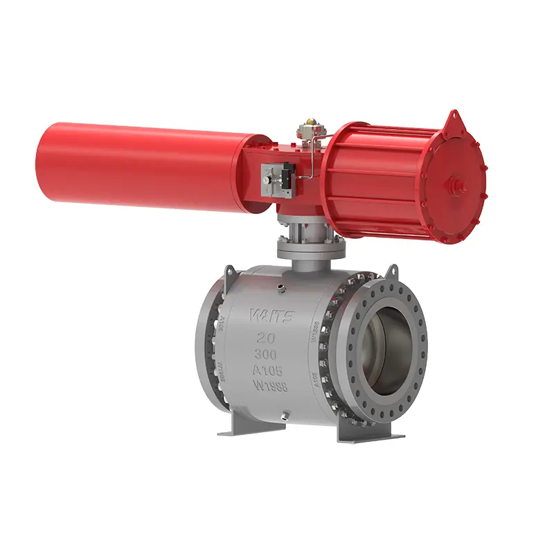 trunnion بال والو